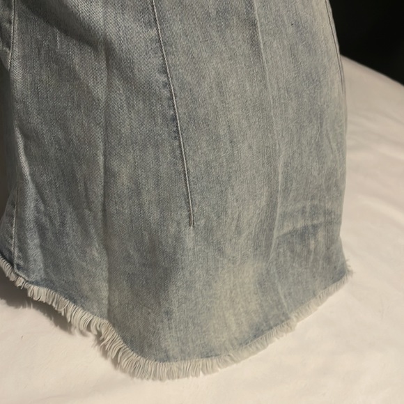 Guess Denim round hem Shirt long back & shirt frontsize XS - Picture 8 of 12